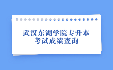 武汉东湖学院关于专升本考试成绩查询.jpg