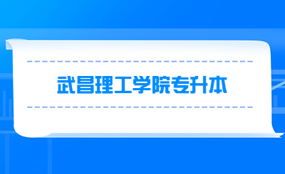 2023年武昌理工学院专升本专业对照表